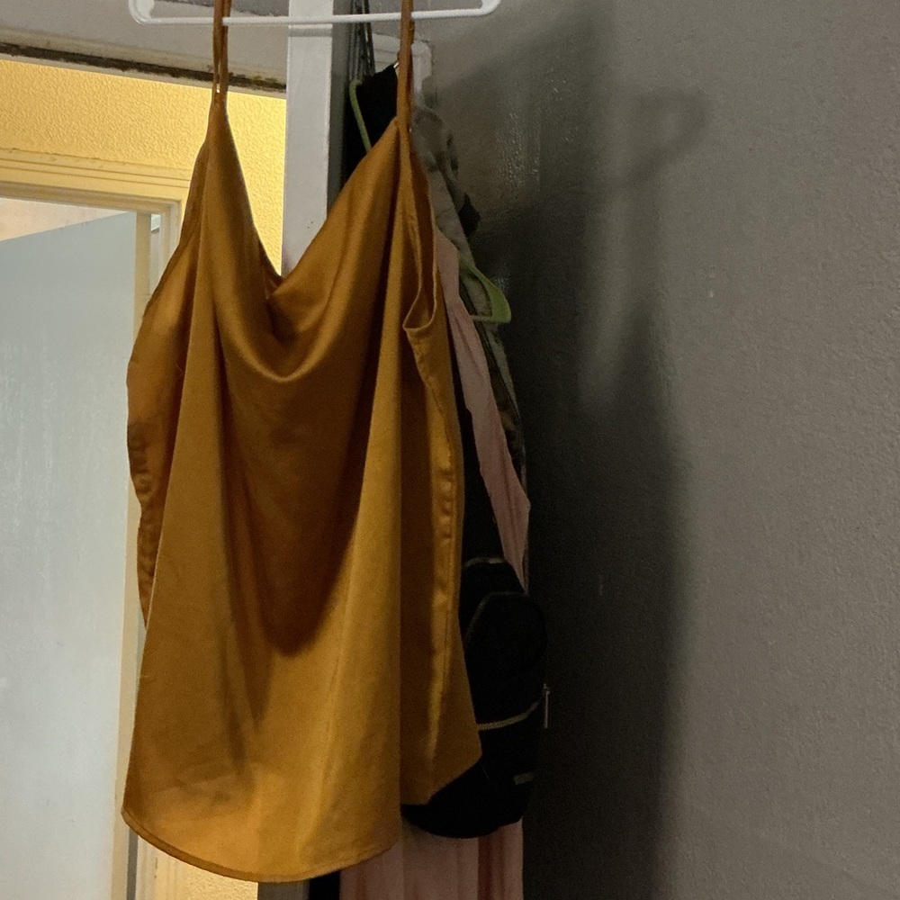 SHEIN Mustard Camisole Top